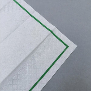 2-Ply White Lunch Napkins , 10.6x10.6" 1/12 fold, 500pcs/pack, 12pack/case