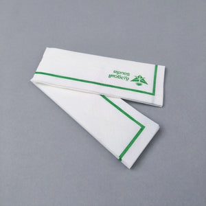 2-Ply White Lunch Napkins , 10.6x10.6" 1/12 fold, 500pcs/pack, 12pack/case